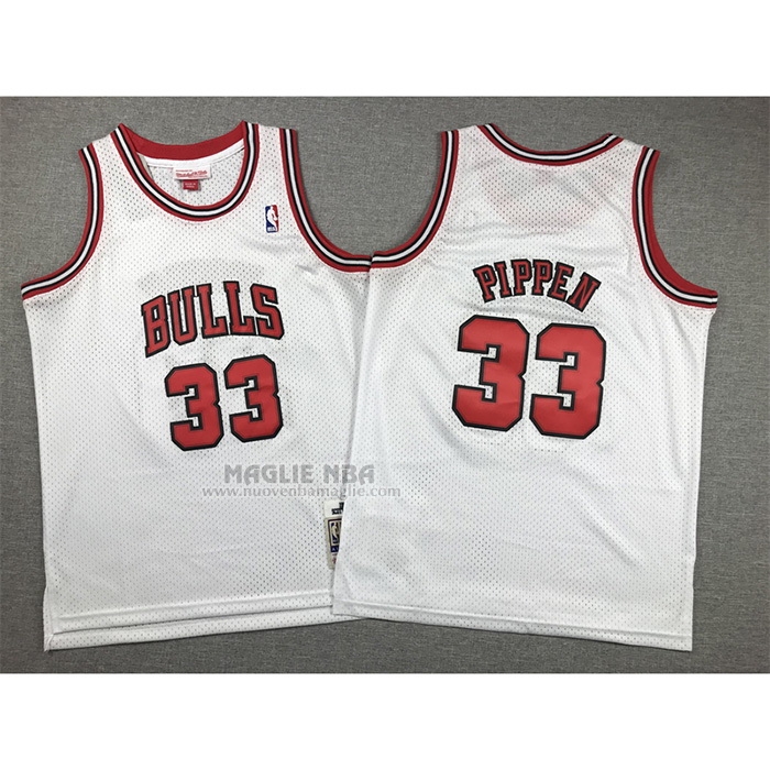 Maglia
 Scottie Pippen NO 33 Bambino
 Chicago Bulls Mitchell & Ness 1997-98 Bianco
